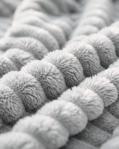 Softnook Fleece Blanket - Light Grey