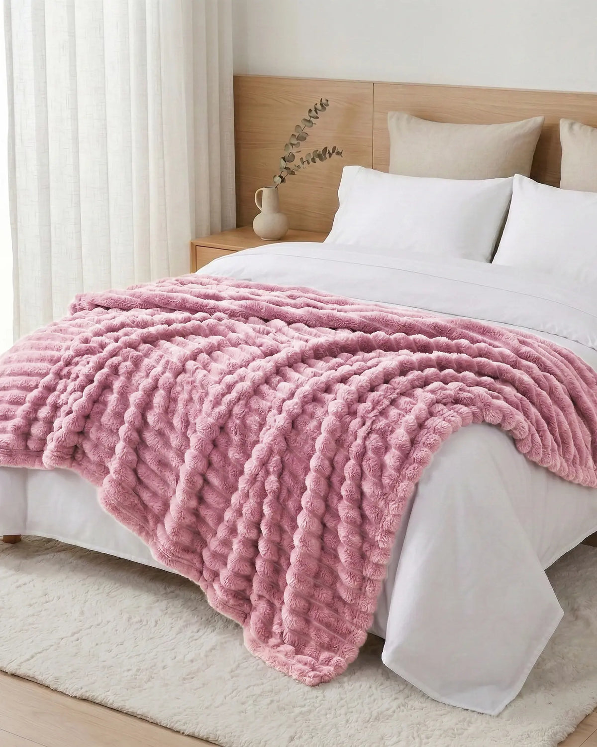 Softnook Fleece Blanket - Pink