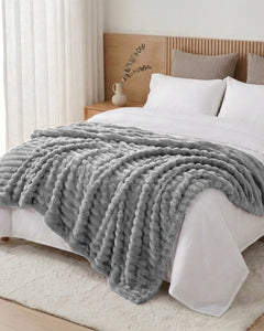 Softnook Fleece Blanket - Dark Grey