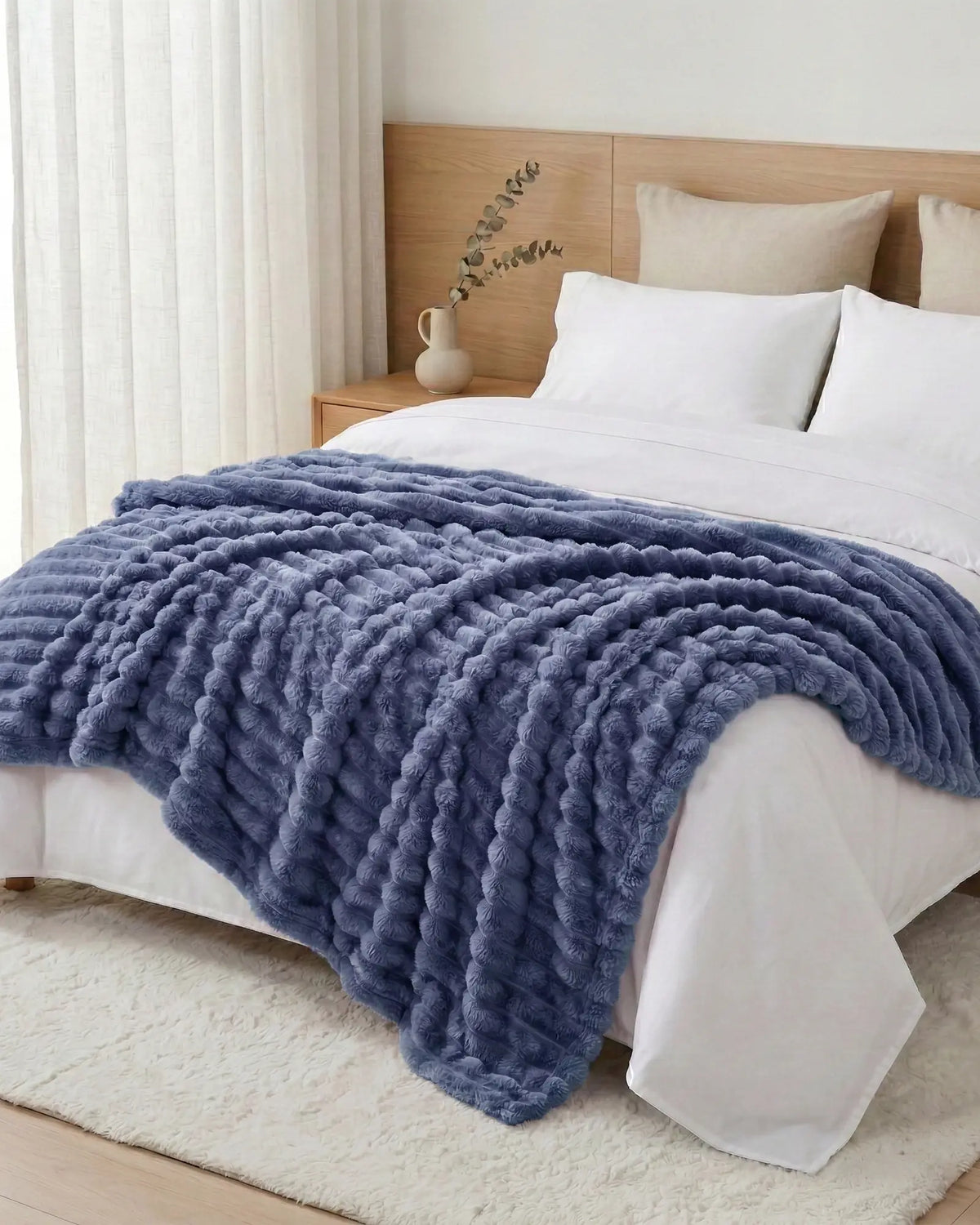 Softnook Fleece Blanket - Blue