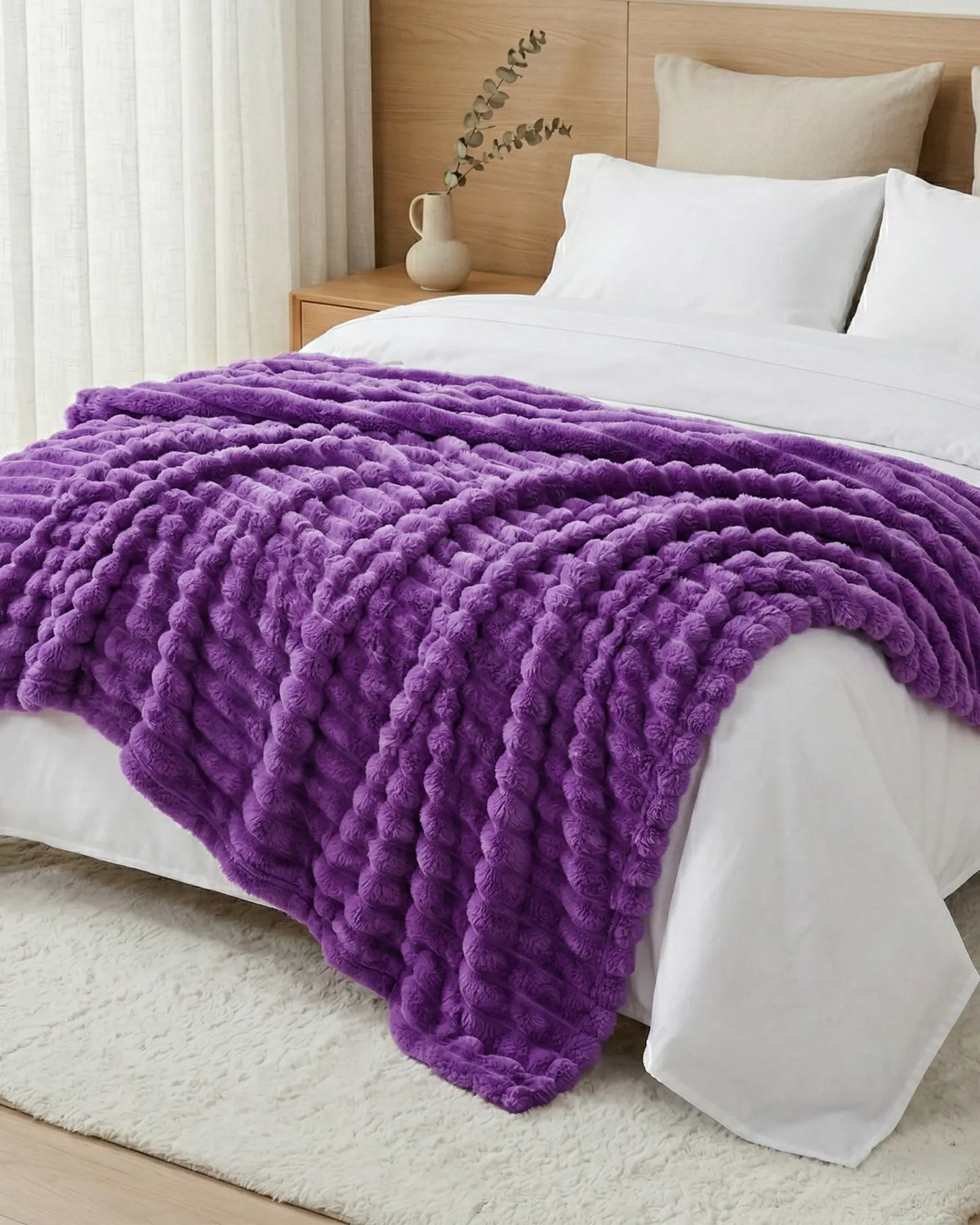 Softnook Fleece Blanket - Limited Edition: Royal Purple