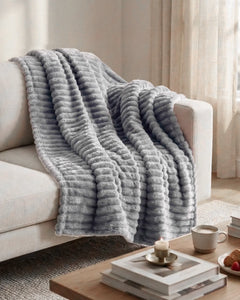 Softnook Fleece Blanket - Dark Grey