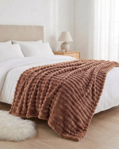 Softnook Fleece Blanket - Brown