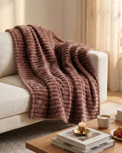 Softnook Fleece Blanket - Brown