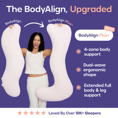 The Pretzel Pillow full-body side sleeper pillow