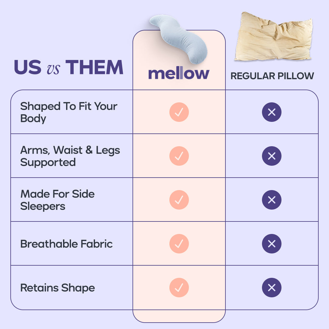 The Pretzel Pillow full-body side sleeper pillow