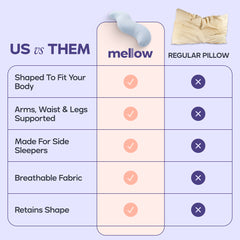 The Pretzel Pillow full-body side sleeper pillow