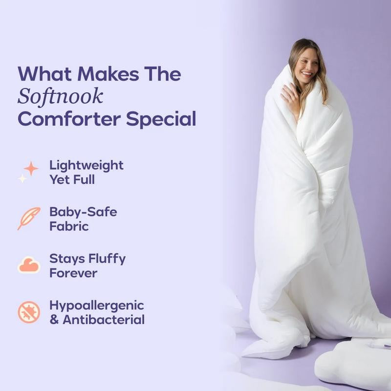 Lightweight yet full comforter