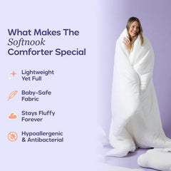 Lightweight yet full comforter